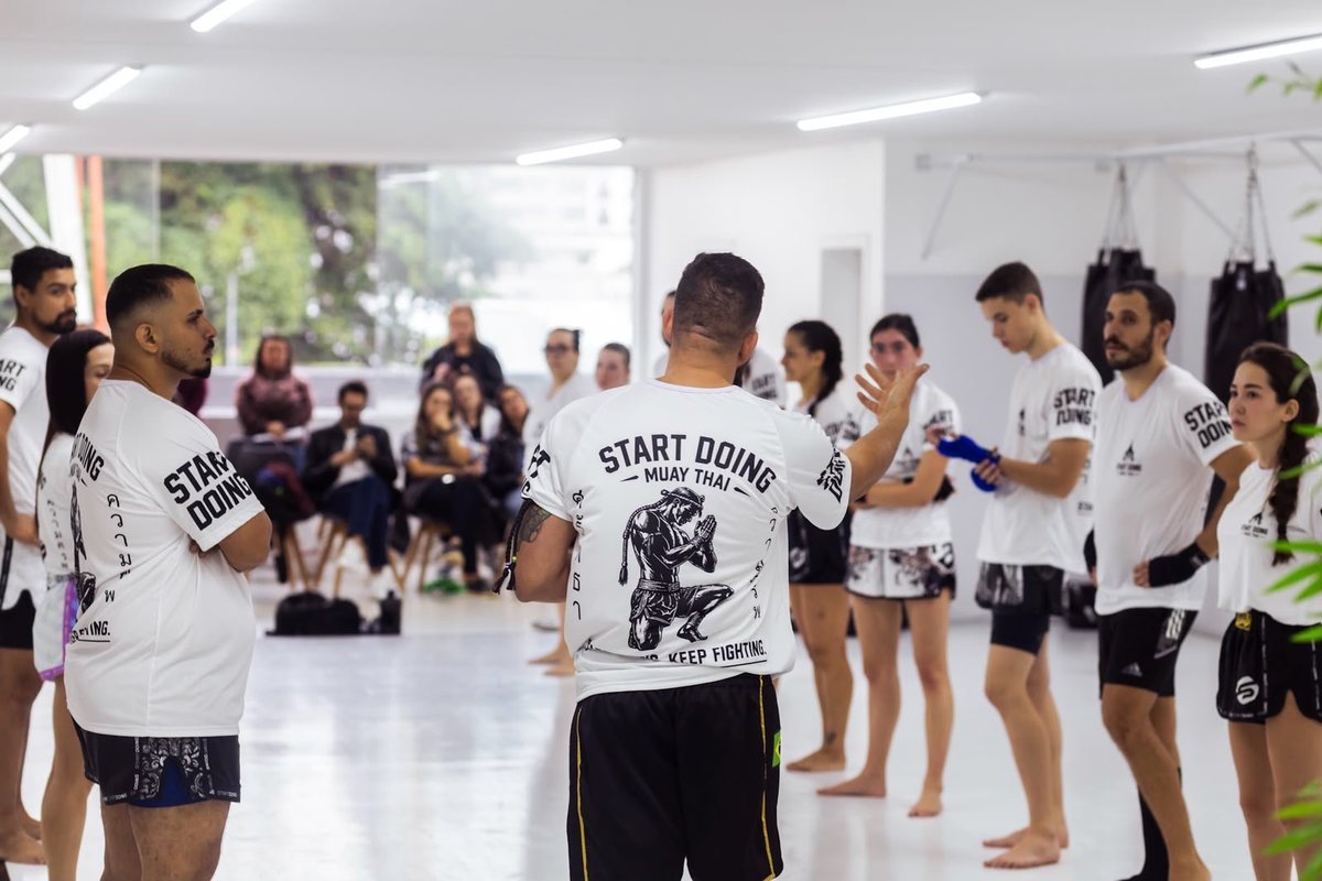 Treino de Muay Thai na Start Doing